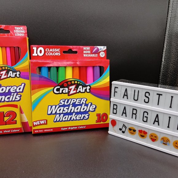 Lot of 2 or 4 Back To School Supplies- Composition, Markers, Scissors, Col Pncls - Picture 5 of 6